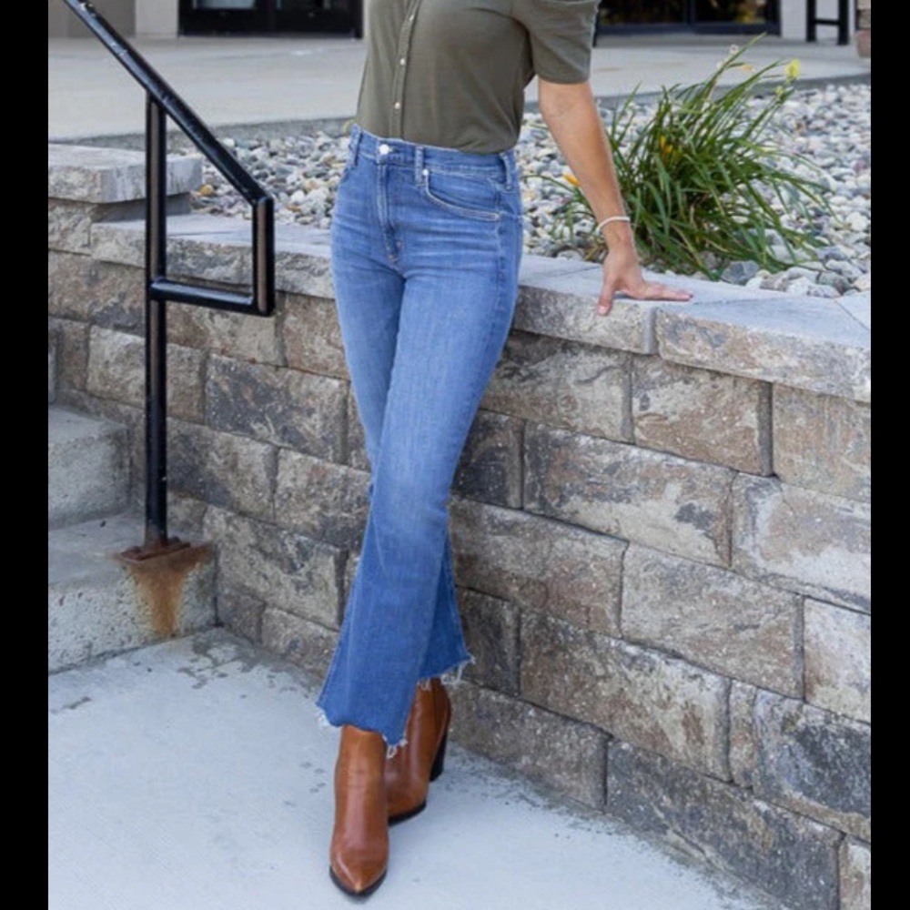 Citizens Of Humanity Blue Boot Cut Jeans